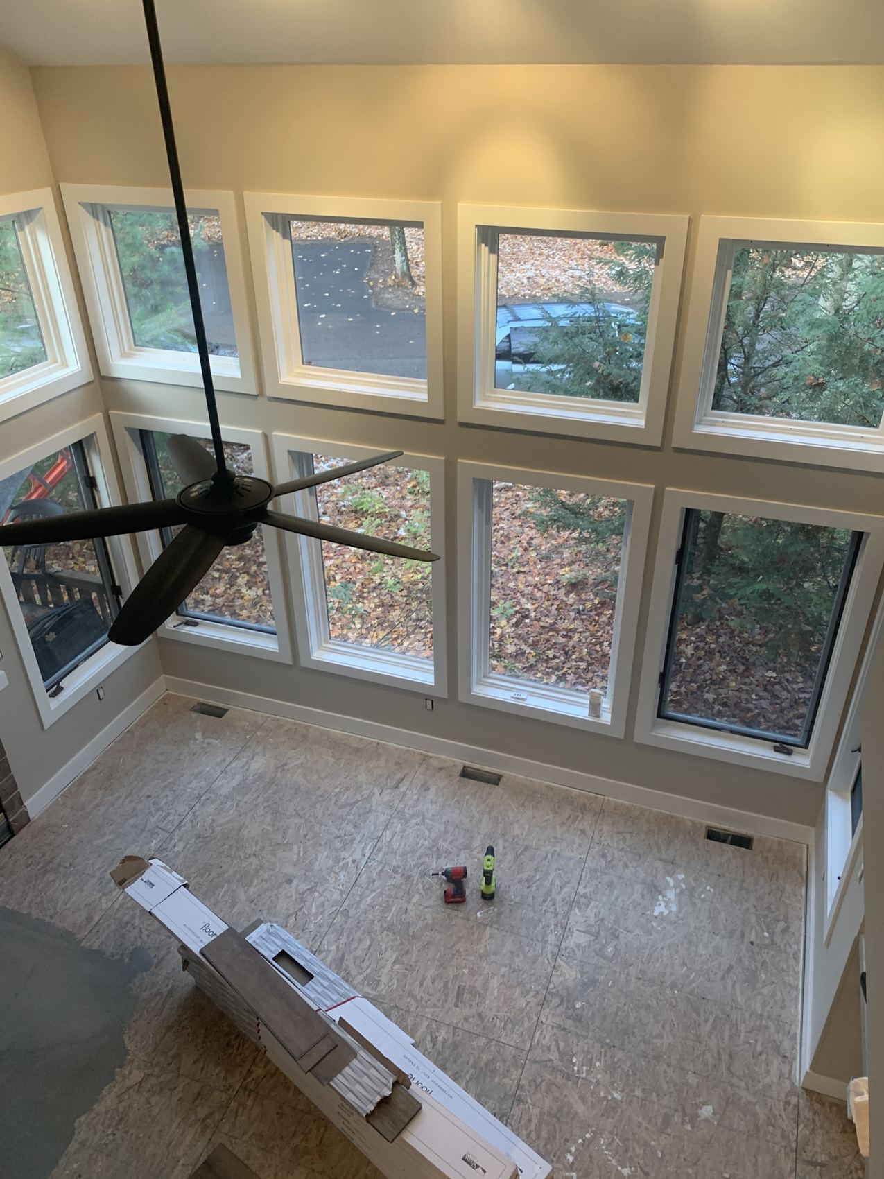 New windows installed and painted in a Petoskey home